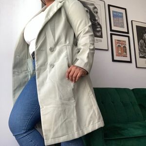 Threadbare Denim Corp light green peacoat!